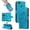 Blue, variant on Wallet Phone case for OPPO A7 (CPH1901)