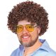 thumbnail image 2 of Disfraz Marrón Peluca Afro, Peluca de Bob Ross- para Hombres, Mujeres y Niños Disfraz de B Prime Party Prime Party, 2 of 2