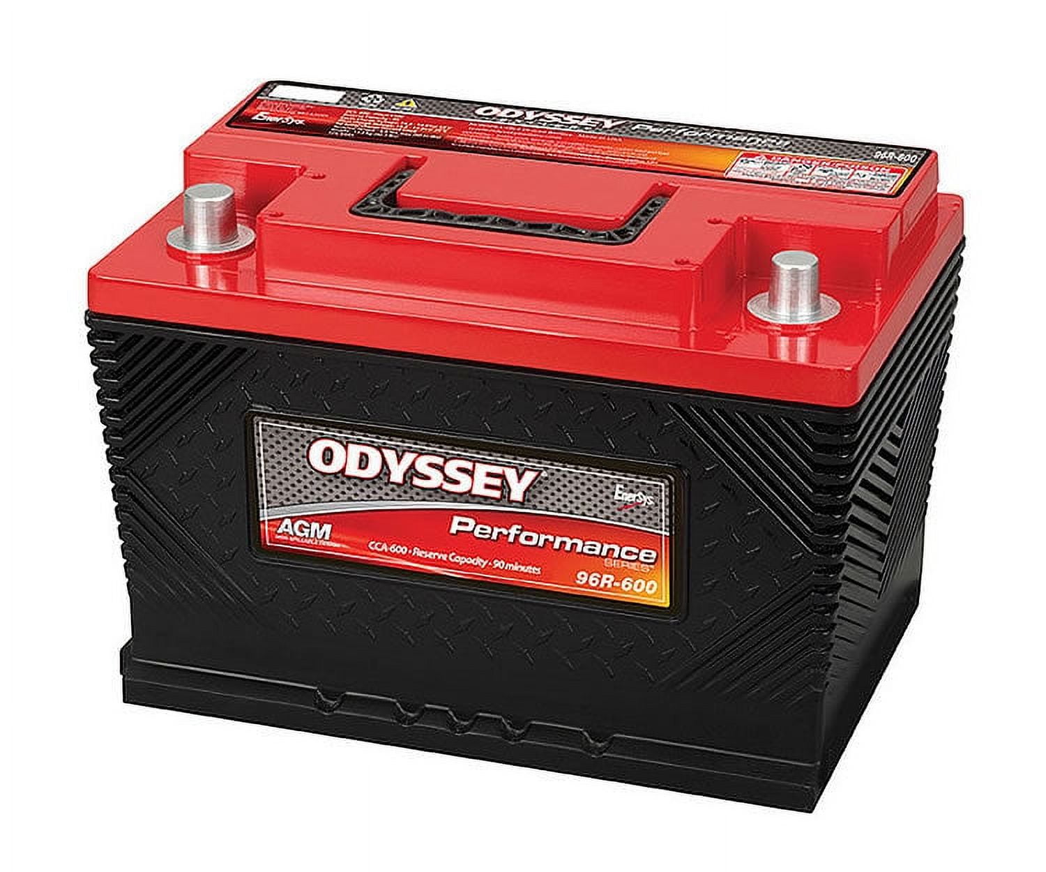 Odyssey AGM 12 Volt Automotive Battery Group Size 41, 600 CCA Top Post