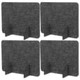 thumbnail image 1 of IDEANATEGRATE 4Ud Panel Divisor Portátil Para Escritorio En Fieltro Oscuro Que Ahorra Espacio, 1 of 6