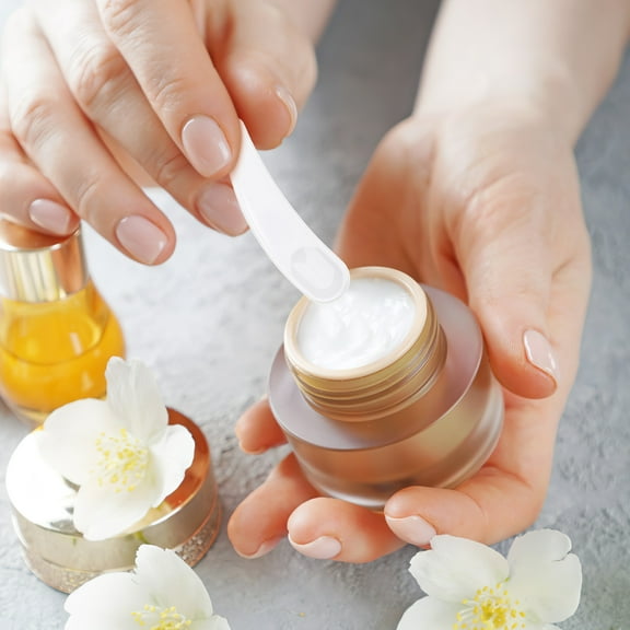 Masteelf 50 Pcs Crescent Moon Shape Mini Makeup Spoons For Women And Makeup Lovers