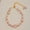 Bracelet, variant on Gradient Amethyst & Lustrous Pearl Choker with Gold-Plated Chain - Versatile Layered or Solo Statement Necklace