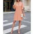 thumbnail image 6 of ZANKLEY Dress for Women V Neck Short Sleeves Casual Flowy Summer Beach Vacation Shifts, 6 of 13