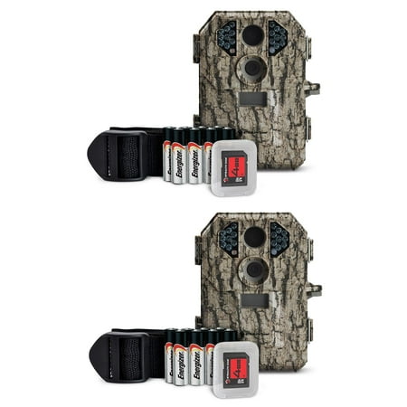 Scouting Game Camera - Stealth Cam 7MP Infrared Scouting Game Trail Camera w/ SD Card (2 Pack) | P18CMO