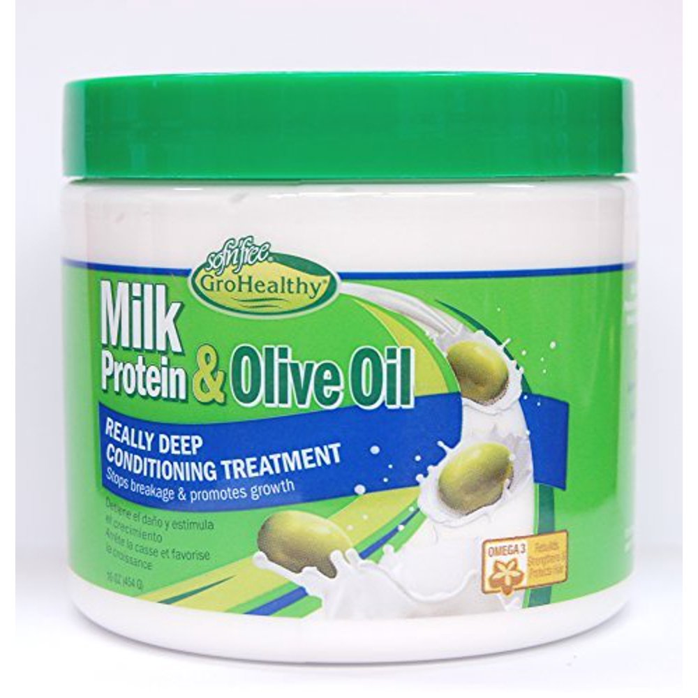 Sofn'free GroHealthy Milk Protein & Olive Oil Really Deep Conditioning