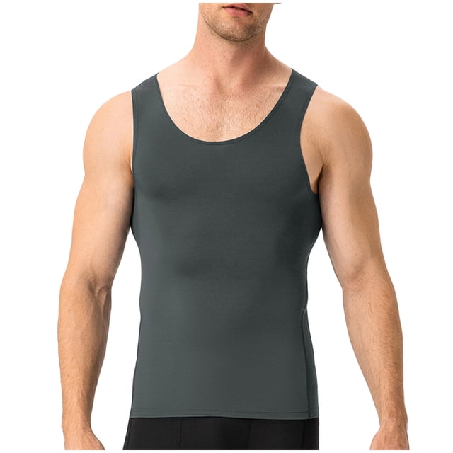 Mgmyaa Débardeur Homme Séchage Rapide Été Musculation Sans Manches pour Natation Plage Musculation