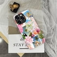 thumbnail image 4 of Magnetic Case for iPhone 15 Pro Max, Compatible with Magsafe, PC Hard Shell & Silicone Inner Bumper, Shockproof Full-Body Cover for iPhone 15 Pro Max Case - Pink Tulips in A White Vase, 4 of 5