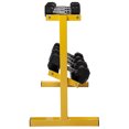 thumbnail image 4 of BalanceFrom Rubber Encased Hex Dumbbells, 150lbs Set w Rack, 4 of 7