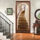 thumbnail image 2 of Adhesivo 3D para puerta de escaleras, para dormitorio, sala de estar, baño, adhesivo de pared, autoadhesivo, impermeable, extraíble, para puerta, papel pintado, decoración del hogar, 30,3 x 78,7 pulgadas ER, 2 of 6