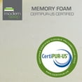 thumbnail image 5 of Modern Sleep 2-Inch Memory Foam Mattress Topper, Multiple Sizes, 5 of 8