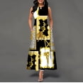 thumbnail image 1 of Mujeres nuevo suelto Floral Vintage agujero volantes Befree vestido grande grande grande verano Camis fiesta elegante Maxi vestidos Tan Jianjun unisex, 1 of 2