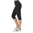 thumbnail image 5 of KOGMO Womens Premium Cotton Comfortable Stretch Capri Leggings 15in Inseam 3-Pack, 5 of 5
