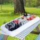 thumbnail image 5 of Inflatable Ice Serving Buffet Bar with Drain Plug - BBQ Picnic Pool Party Supplies Buffet Salad Food & Drinks Tray for Party Picnic & Camping (Pack of 1, 53 x 25.6 inches), 5 of 5