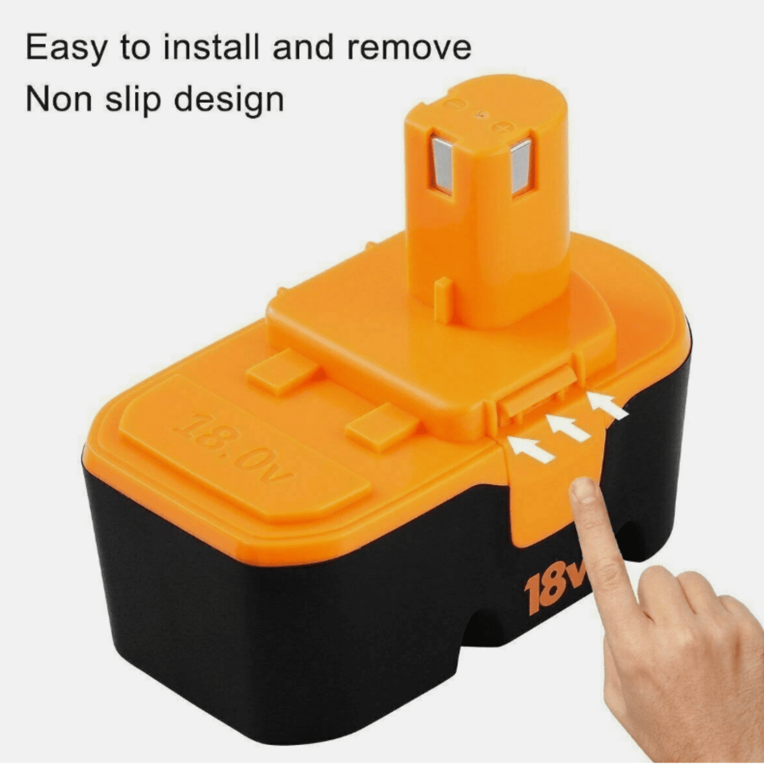 2Pack NEW Replace for Ryobi ONE+ P100 4.8Ah 18 Volt Ni-Mh Battery P100 13022 ABP1801 BPP1820