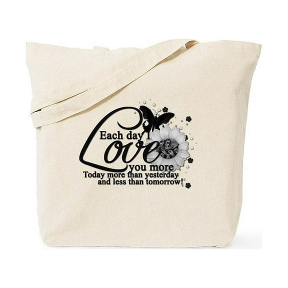 CafePress - Love You More Tote Bag - Unisex Canvas Tote Bag, Beige, 1-Piece