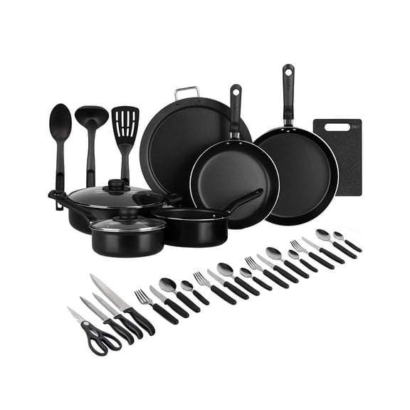 Batería de Cocina Ekco 32 piezas color negra