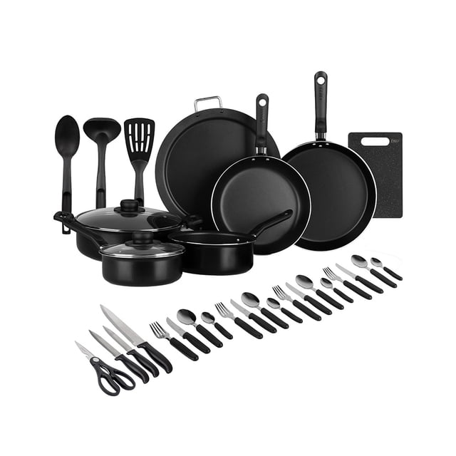 Batería de Cocina Ekco 32 piezas color negra