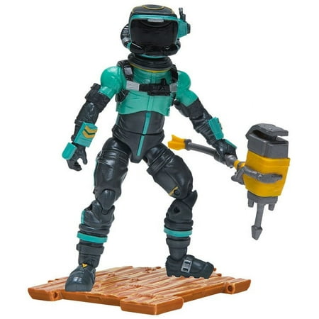 Fortnite - Solo Mode Toxic Trooper Collectible Figure - White/Brown/Black/Red