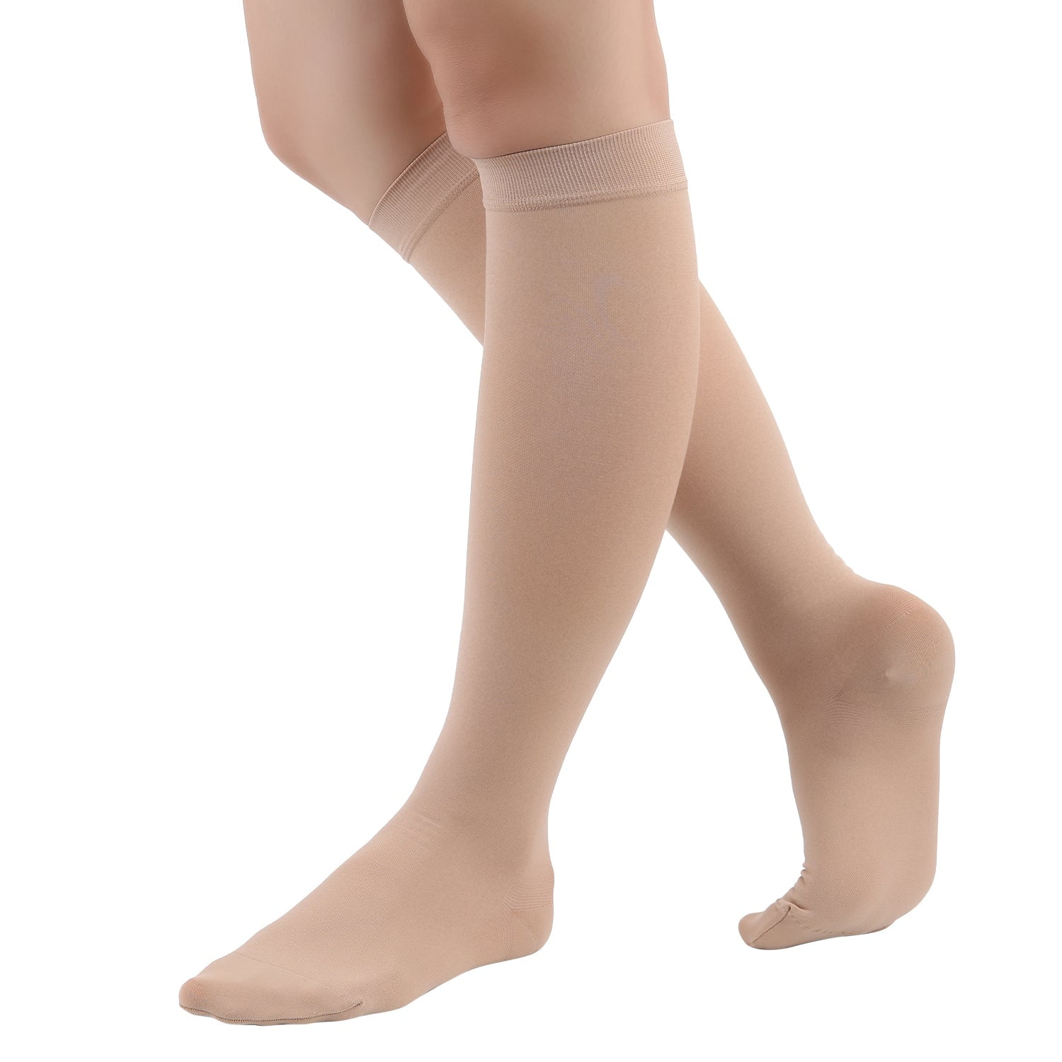 MD FootThera Compression Socks for Women & Men Medical Graduated Support 30-40mmHg  Compression Stocking Knee High Length Sock - Walmart.com
