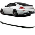 thumbnail image 4 of Ikon Motorsports Compatible with 04-08 BMW E63 6 Series Coupe V Style Trunk Spoiler Painted #668 Jet Black, 4 of 4