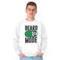 thumbnail image 4 of Beard Mode On Bluto Funny Bearded Men Big & Tall Sweatshirt Brisco Brands 2X, 4 of 5