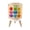 Color 3, variant on Classroom Small Trash Can with Lid Colorful City Roundabout Map Roads Cars Houses School Park 1.8 Gallon Dog Proof Trash Can Round Garbage Can Waste Bin Wastebasket for Nursery Back to School Gifts