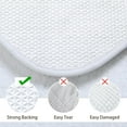 thumbnail image 5 of Homore Bathroom Rugs Sets, Luxury Bath Mat Set Anti-Slip Bath Rug and U-Shaped Toilet Mat White, 5 of 6