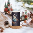 thumbnail image 2 of Yayeee Flameless Candles with Remote Flickering Battery Operated Multi Color Changing, Black Astronaut Record, 2 of 7