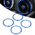 thumbnail image 4 of Air Conditioner Vent Cover Trim, Antiscratch AC Outlet Ring Cover Original  Eye Catching  For Car Interior Styling Red,Blue, 4 of 8