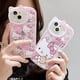 thumbnail image 2 of Sanrio-fundas de Hello Kitty para iPhone, cubierta transparente de dibujos animados de lujo para mujer y niña, 15, 14, 13, 12, 11 Pro Max, XR, XS, 7, 8 Plus, SE, Y2K, 2 of 4
