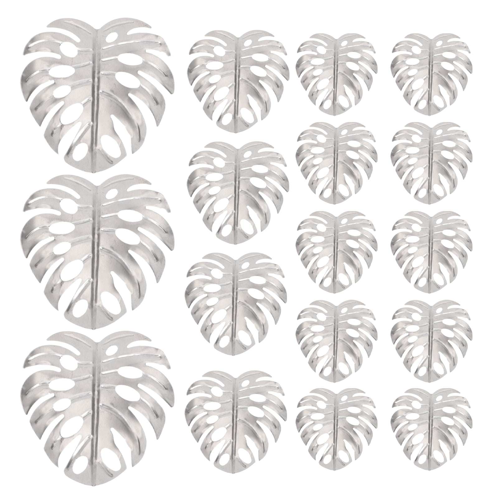 Leaves Leaf Metal Monstera Tropical Decor Artificial Wall Plant Palm Art Plants Faux Turtle Garden Decorations Fake Luau