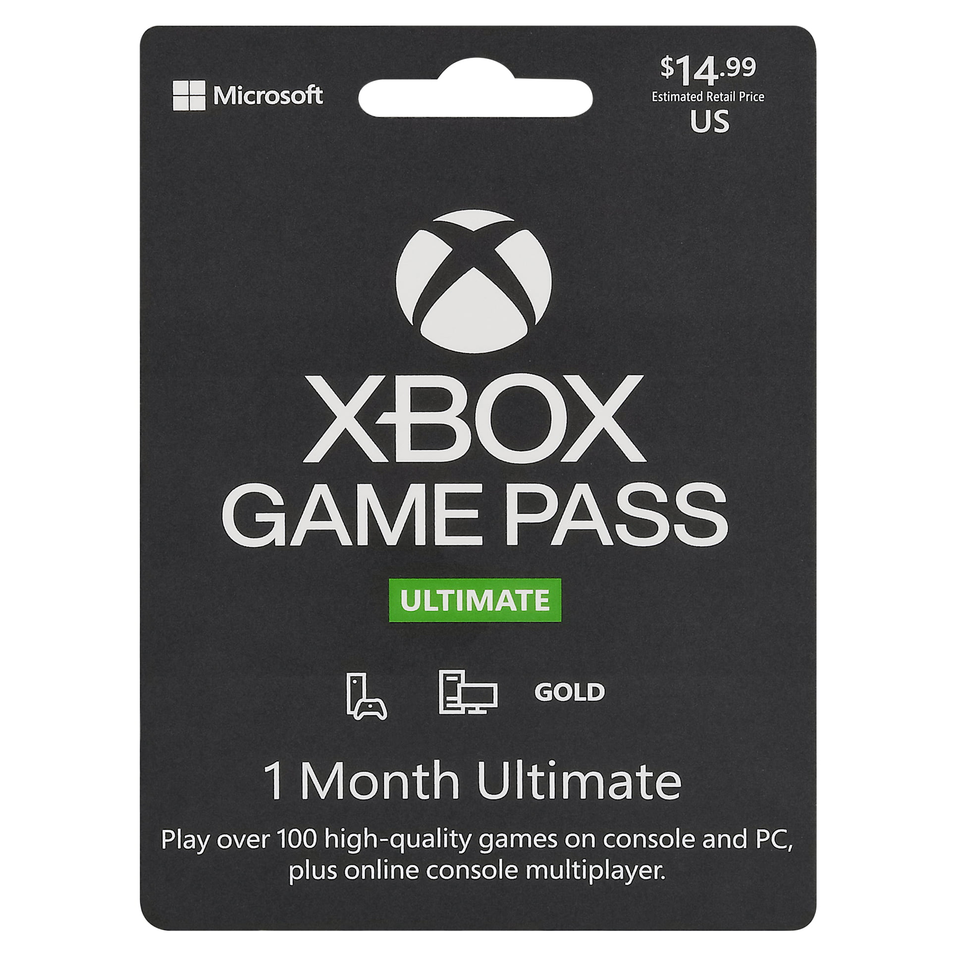 Wario64 on X: Xbox Ultimate Game Pass 1-month sub is $1 on XBL, includes Game  Pass for PC, Xbox One, and Xbox Live Gold. Purchasing the $1 plan will  upgrade your existing