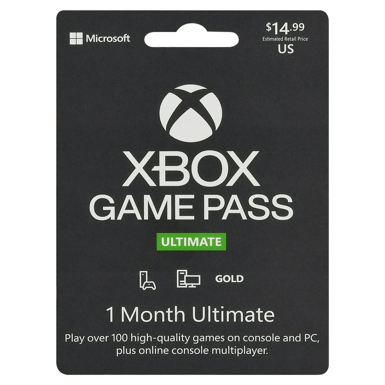 Xbox Game Pass Ultimate: 1-Month Subscription
