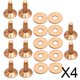 thumbnail image 1 of 4x Remaches Y Arandelas De Rebabas Sujetadores Para Suministros De Manualidades Bridas Cinturones B, 1 of 7