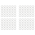 thumbnail image 1 of 240 Pcs 20mm Outside Dia Universal Split Key Rings Keychain Holders,240 Pcs x Split Key Rings,Silver Tone, 1 of 8