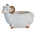thumbnail image 2 of Bonitos adornos de maceta de animales, macetas de resina para suculentas, decoración de jardín para el hogar (D) Likrtyny Libre de BPA, 2 of 8
