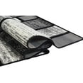 thumbnail image 6 of HR Square Pattern Area Rug 5x7 [5'.2" x 7'.1"] Geometric Contemporary Modern Black & Grey Carpet Comfy shed Free Stain Resistant, 6 of 9