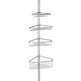 thumbnail image 7 of iDesign York Corner Shower Caddy, Rust-Resistant Steel Construction, Silver, 8" x 11" x 108", 7 of 7