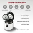 thumbnail image 6 of CUCKOO Twin Pressure Rice Cooker 6-Cup Uncooked / 12-Cup Cooked with Nonstick Inner Pot, Versatile Rice Maker & Warmer with 16 Menu Options, Open Cooking Mode, Voice Guide, White (CRP-ST0609FW), 6 of 10