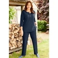 thumbnail image 5 of Catherines Women's Plus Size Suprema Snap-Placket Tee, 5 of 5