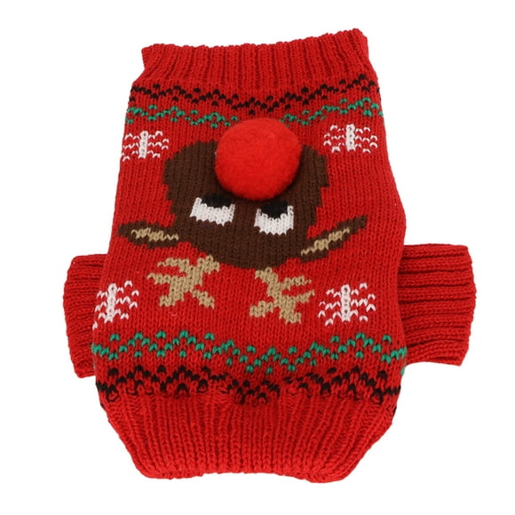 Pet Sweaters,Dog Snow Sweaters Thickening Dog Snow Sweaters Dog Holiday Sweaters Achieve More