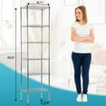 thumbnail image 2 of WYDK 6 Wire Shelving Unit Adjustable Storage Shelf Metal Storage Rack with Leveling Feet for Closet Laundry Pantry Kitchen Garage 600 LBS Capacity 16.7" L×11.8" W×63.6" H, Chrome, 2 of 8