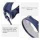 thumbnail image 3 of KAKOWELY Gafas De Natación Unisex Ajustables Color Azul Oscuro Con Grande Y Visibilidad Clara, 3 of 8