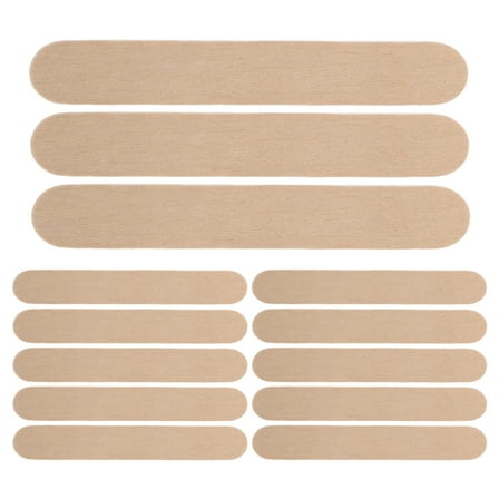 LOLIPPYY 1000Pcs Wooden Art Supplies Craft Sticks Small Natural Wood for Stirring Waxing and Craft Projects