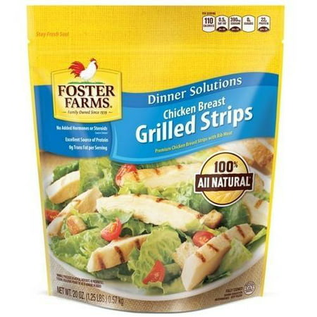 Foster Farms, Grilled Chicken Breast Strips