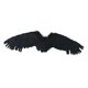 thumbnail image 3 of Alas de ángel para disfraz de cosplay, accesorio para disfraz, alas de plumas, decoración de Halloween para Negro, 3 of 9