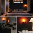thumbnail image 6 of Betus Natural Crystal Himalayan Salt Wall Lamp - Air Purifying Night Light - 360° Rotatable Plug 7W Bulb - Cylindrical, 6 of 7