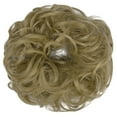 thumbnail image 2 of Pony Tail Hair Extension Bun Big Wave Curls Hairpiece Wrap Chignon Scrunchie Synthetic Hair for Women, 2 of 8
