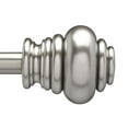 thumbnail image 1 of hometrends Bangle 3/4" Nickel Drapery Rod Set, 1 of 3