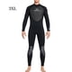 thumbnail image 2 of Naiovety Traje de buceo Neopreno Nylon Traje de baño de manga larga Borde de cuero Clásico Cuello Traje de neopreno de Deportes acuáticos Hombres Negro 3XL, 2 of 6